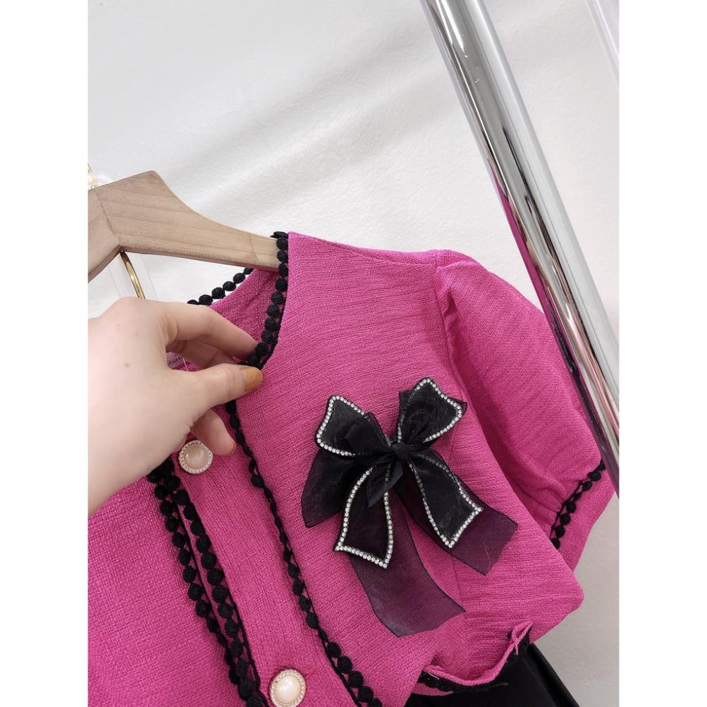 [ 𝐅𝐑𝐄𝐄 𝐒𝐇𝐈𝐏 ] SÉT DẠ REN NƠ CHÂN VÁY VIỀN MÍ