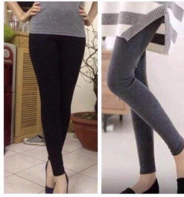 Quần legging mèo lót lông