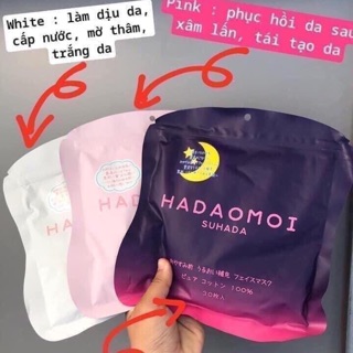 Mặt nạ Hadamoi nhật bản - túi zip 30 miếng