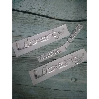 Bộ tem decal chữ nổi liberty