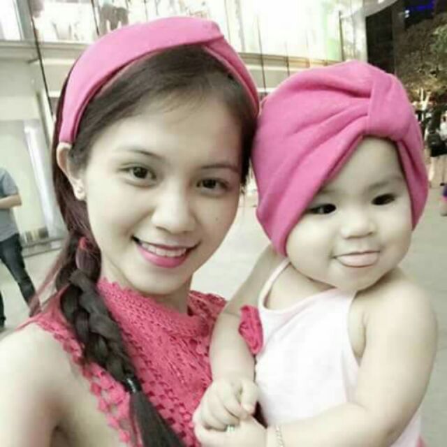 Set turban mẹ và bé.