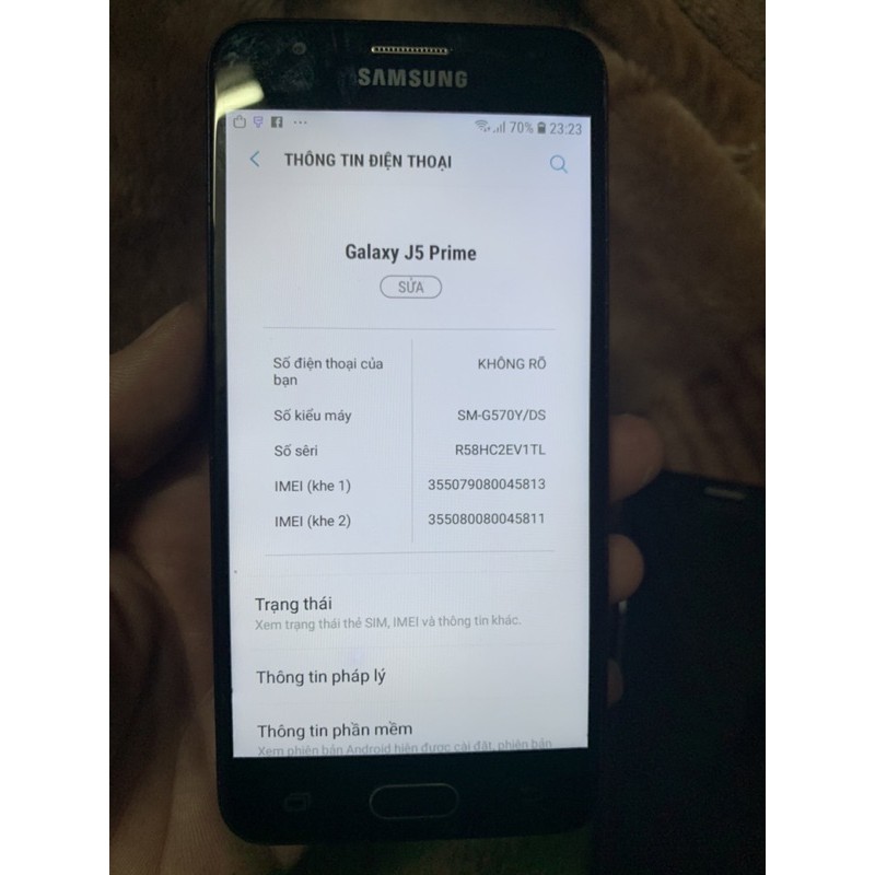 điện thoại samsung j5 prime cũ đã qua sử dụng