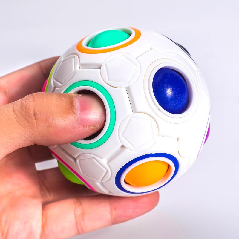 Rubik MoYu Ball Magic Rainbow - Đồ Chơi Rubik biến thể quả bóng tròn xả stress