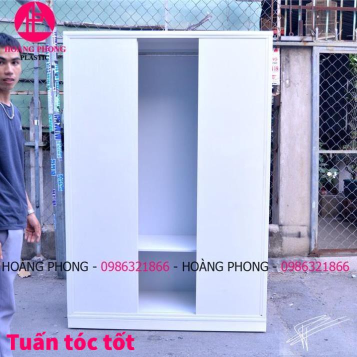 Tủ quần áo 3 cánh cửa lùa - Tủ nhựa đài loan cao cấp chính hãng - Có video sản phẩm - Miễn phí vận chuyển