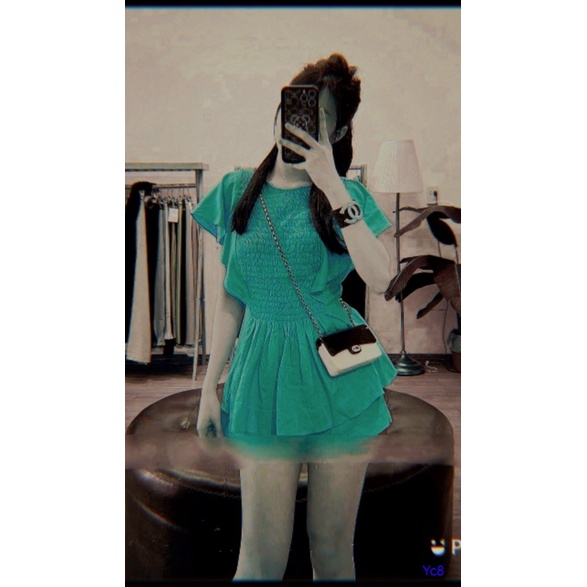 SÉT BỘ ĐŨI NHĂN ÁO VÁY CHUN EO PHỐI QUẦN CÙNG MÀU MẪU MÃ MỚI MẺ CỰC HOT UP Thời Trang hhp 2022