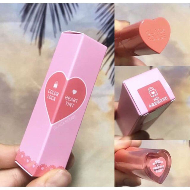 Son kem BLACK ROUGE Color Heart Lock Tint phiên bản trái tim