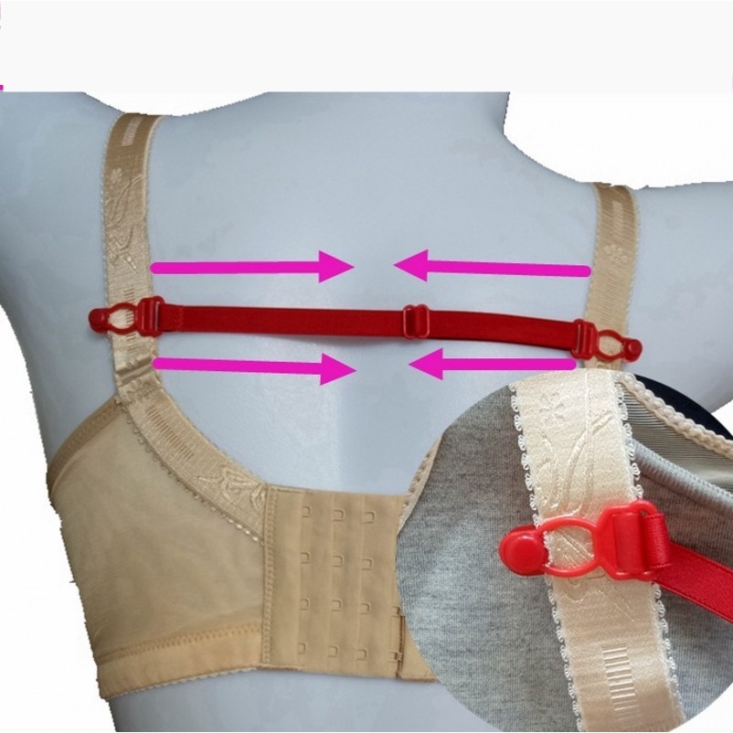 Dây buộc áo ngực bằng nylon chống trượt có khóa chỉnh được nhiều kiểu thoải mái gọn nhẹ cho nữ