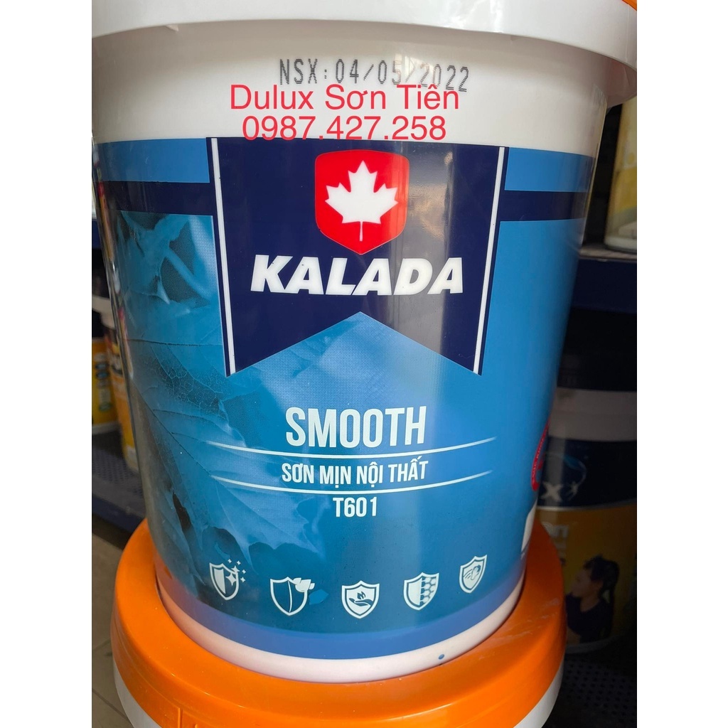 Sơn nội thất kinh tế bề mặt mờ Kalada 18L