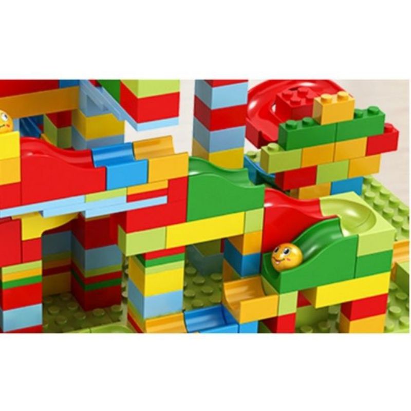 [ Xả kho giá sốc] Mô hình lắp ráp cầu trượt thả bi 168 chi tiết [ 2bn shop đồ chơi thông minh]