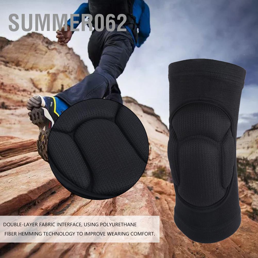 Summer062 Anticollision Thicken Sports Kneepads for Dance Rock Climbing Kneecap Black S Children