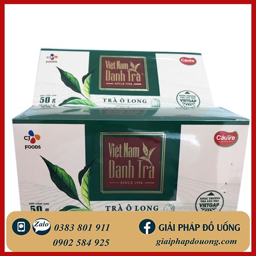 COMBO 25 HỘP TRÀ TÚI LỌC OLONG CẦU TRE