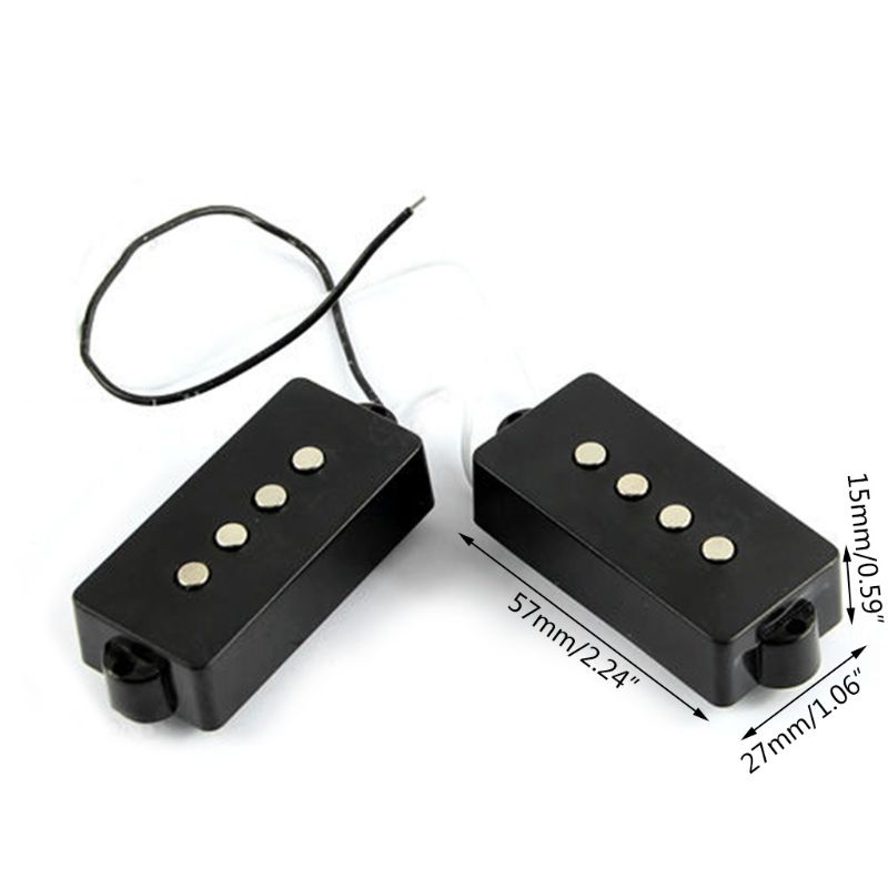 Bộ Pickup 4 Dây Không Gây Tiếng Ồn Cho Cầu Đàn P Bass Mới