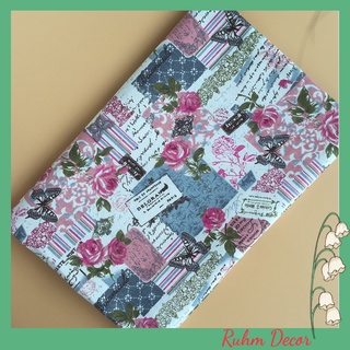 Vải bố canvas đẹp trang trí nhà cửa may rèm vintage - họa tiết Paris vintage V-G01