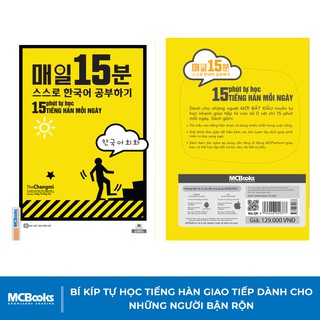 15 Phút Tự Học Tiếng Hàn Mỗi Ngày