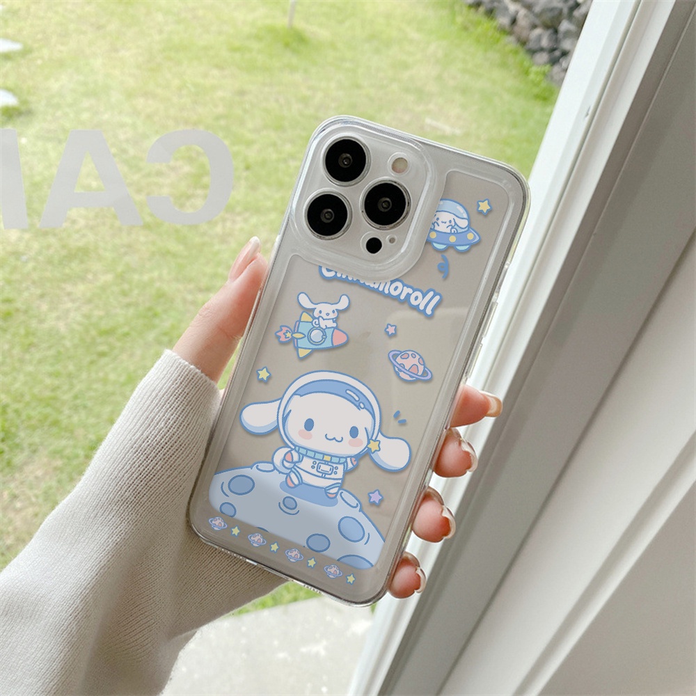 Ốp Điện Thoại Trong Suốt In Hình Cinnamoroll Cho iPhone 13 12 11 X XS Pro Max XR 7 8 Plus
