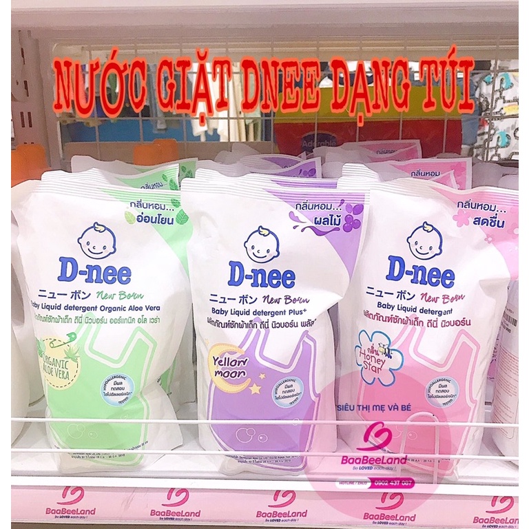 Nước giặt Dnee Thái Giặt Xả An Toàn Cho Bé - BAABEELAND