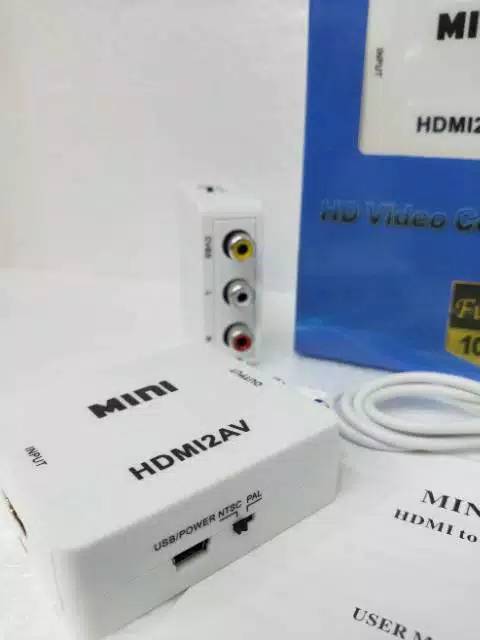 Bộ Chuyển Đổi Hdmi Sang Rca Av / Mini Hdmi2av / Mini Hdmi2av Tv Box Hdmi 2av