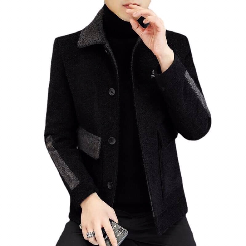 Áo khoác dạ nam cao cấp kiểu dáng sang trọng QCNP3466