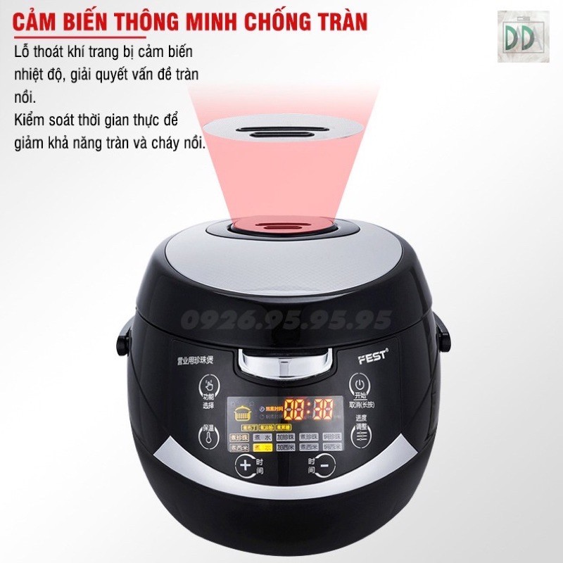 Nồi Nấu Trân Châu Tự Động Fest 5L