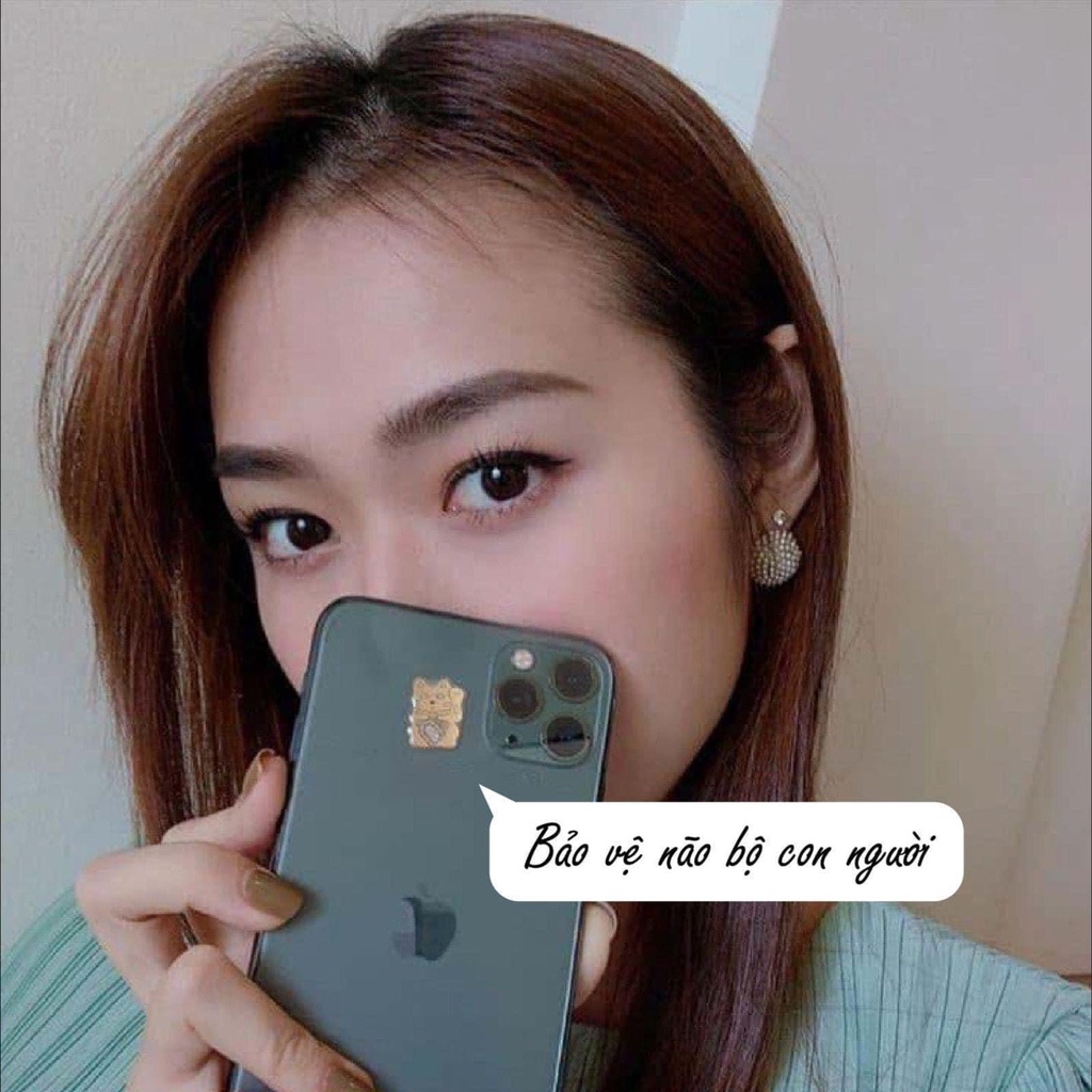 Miếng Dán Chắn Sóng Điện Từ 24K Gold Plating Sticker Hàn Quốc