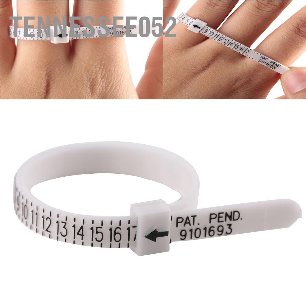 Thước đo cỡ nhẫn US đeo ngón tay có thể tái sử dụng tiện lợi mới
