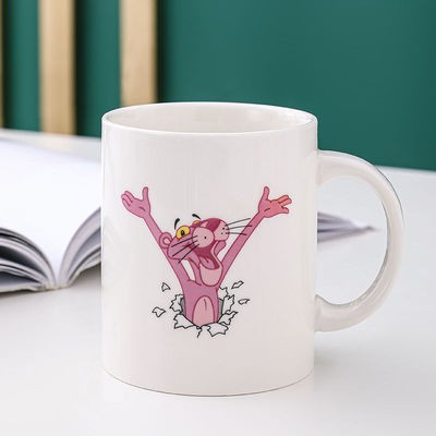 Cốc sứ  cao cấp uống trà cà phê in hình mèo con đáng yêu  dễ thương