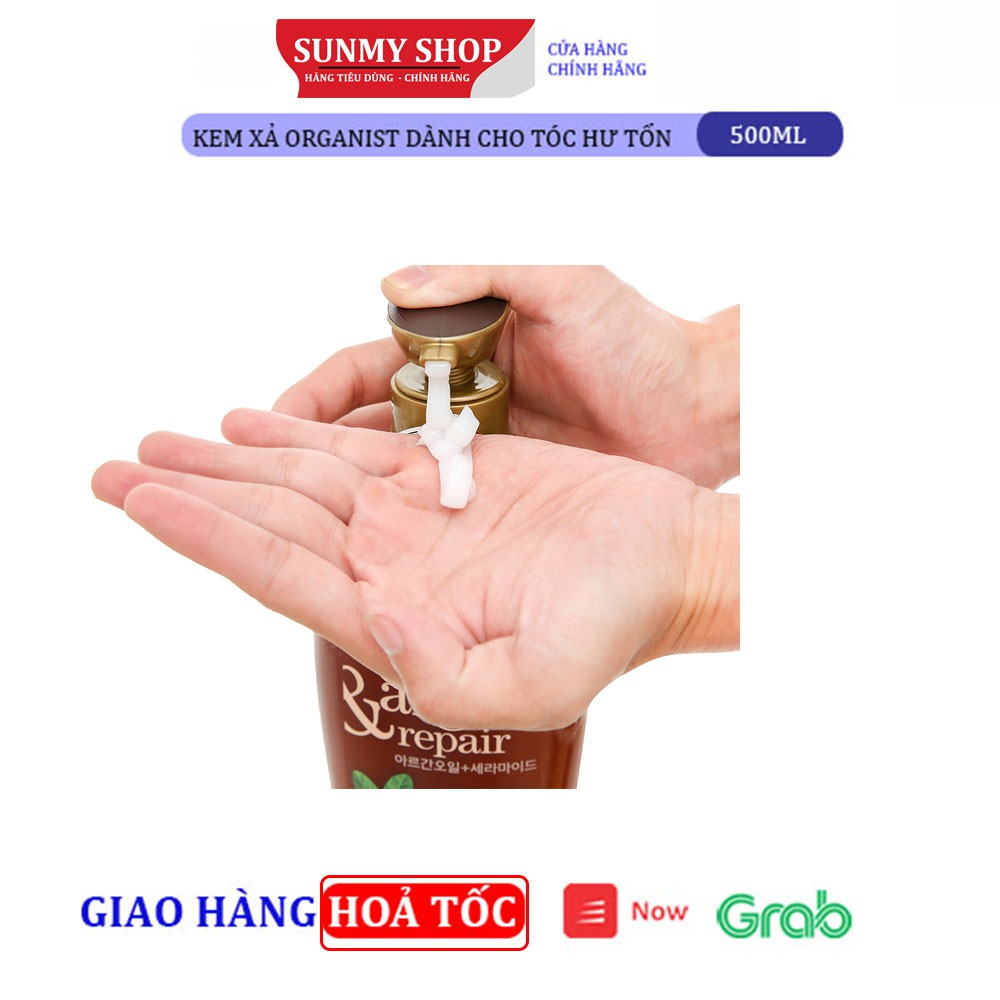 Kem xả Organist Tinh dầu Morocco Argan 500ml