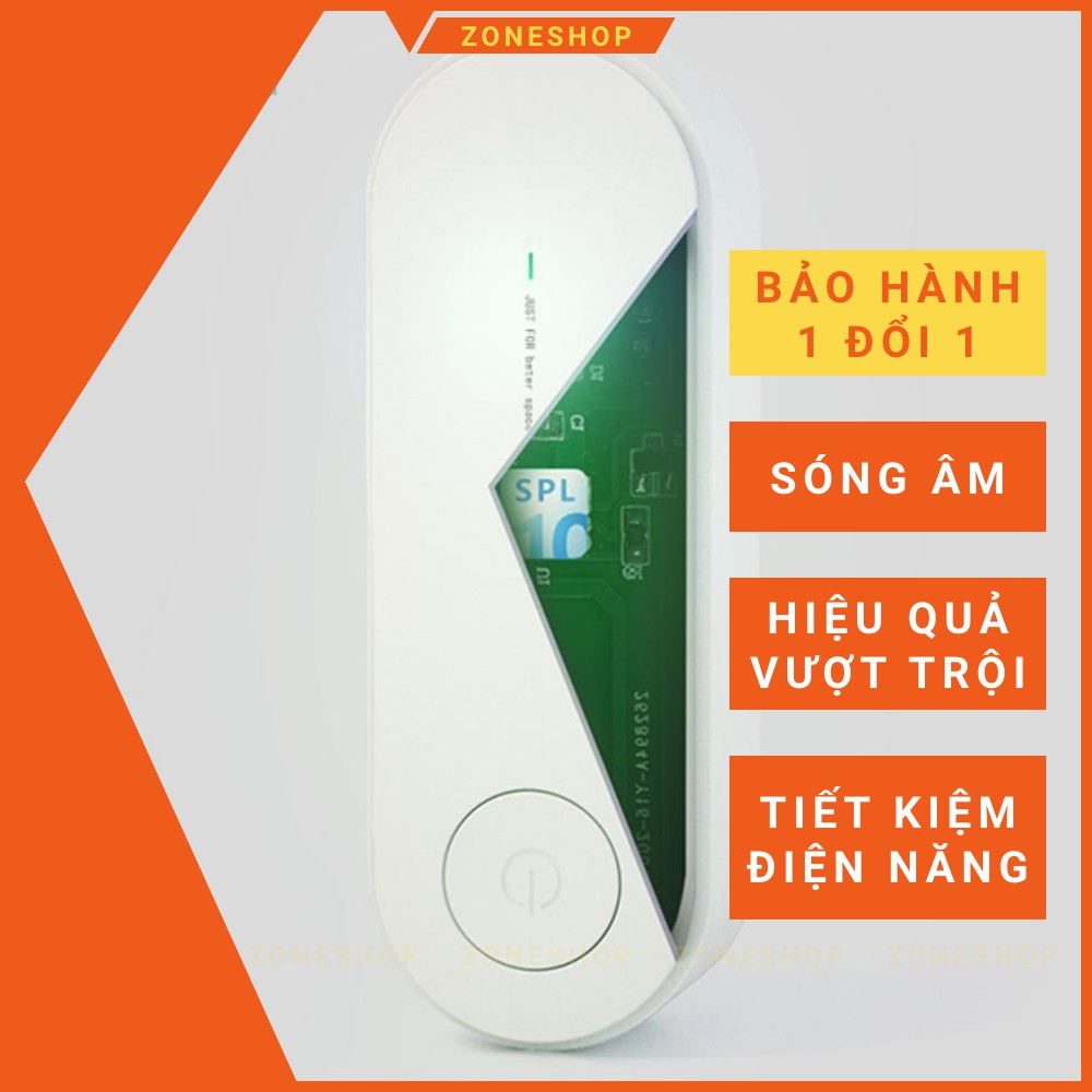 Máy Đuổi Côn Trùng, Muỗi, Kiến, Gián - Bằng Sóng Siêu Âm Không Gây Hại Cho Con Người Và Vật Nuôi - Bảo hành 1 đổi 1