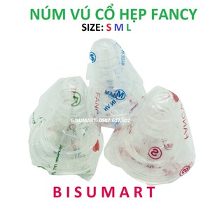 Núm vú cổ hẹp silicone siêu mềm fancy size s, m, l - ảnh sản phẩm 7