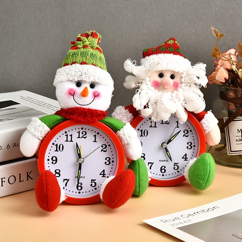Đồng Hồ Báo Thức Hình Ông Già Noel - Đồng hồ để bàn | HaiTrieuWatch.com