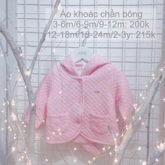 Áo khoác trần bông nous