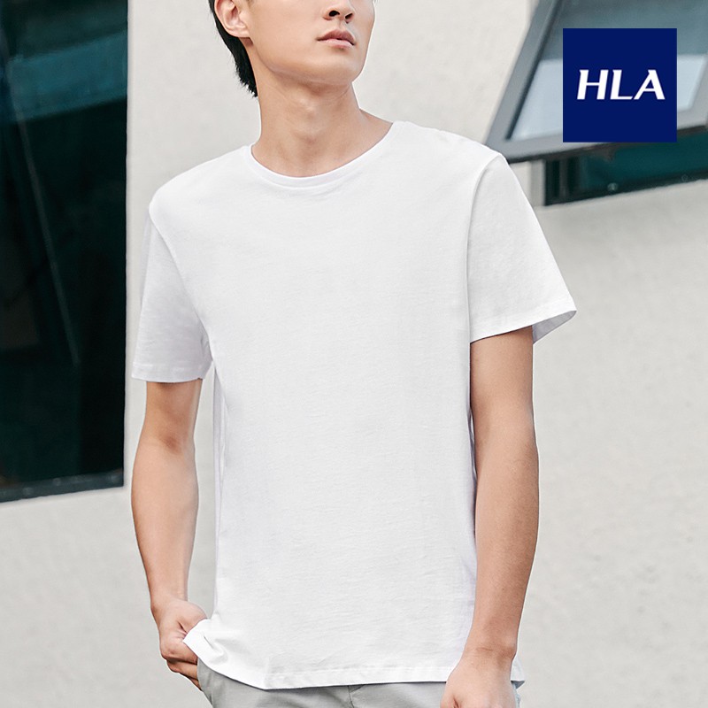 Áo Lót Nam Cổ Tròn HLA Business Commuter Crew Neck Short Sleeve Tee