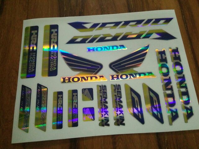 Bộ tem honda Vario phản quang