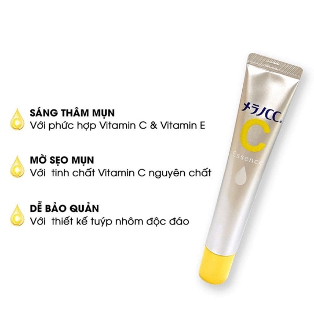 Serum vitamin C Melano CC Whitening Essence 20ml giảm thâm mụn, nám.