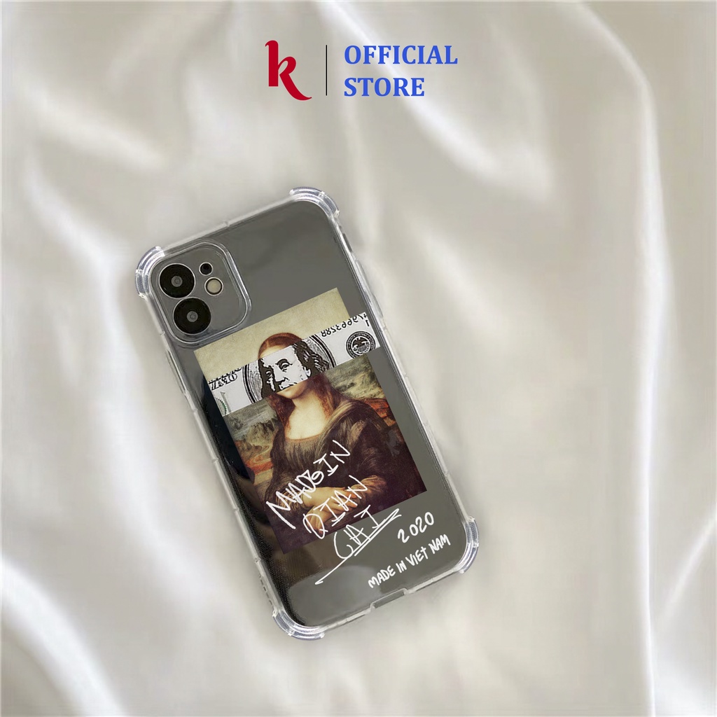 Ốp lưng iphone hình Lisa trong suốt bảo vệ camera case 15 pro max 15plus 14 13 12 promax 11 mini 6 6s 7 8 plus x xr xs S