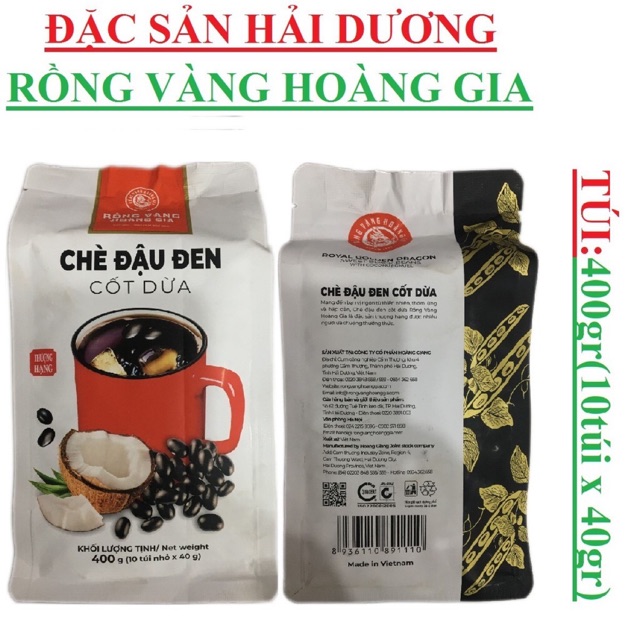 Chè Đậu Đen Cốt Dừa Hoàng Gia 400gr