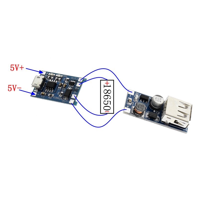 Mô-đun làm nguồn sạc dự phòng DC-DC 0.9V-5V đến 5V 600MA đầu ra USB