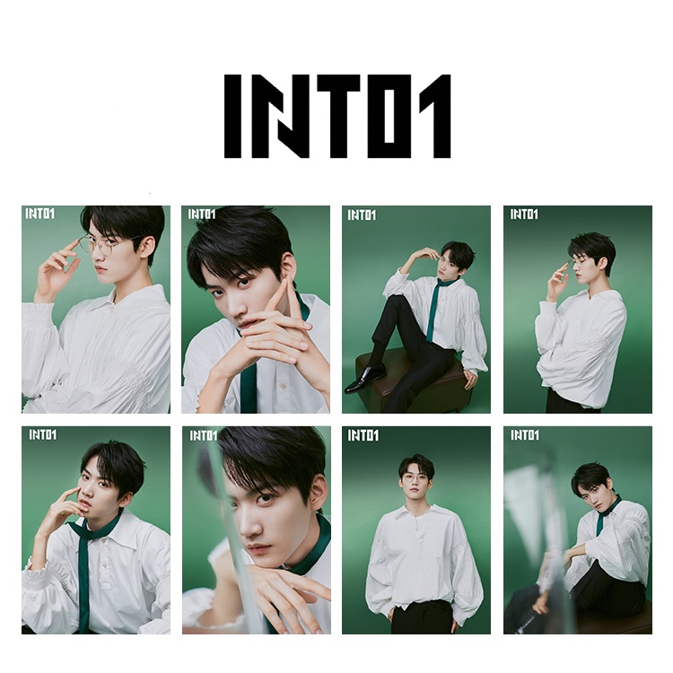 Set 8 card ảnh IN HÌNH Châu Kha Vũ INTO1 Sáng tạo doanh dễ thương xinh xắn idol thần tượng kpop cpop