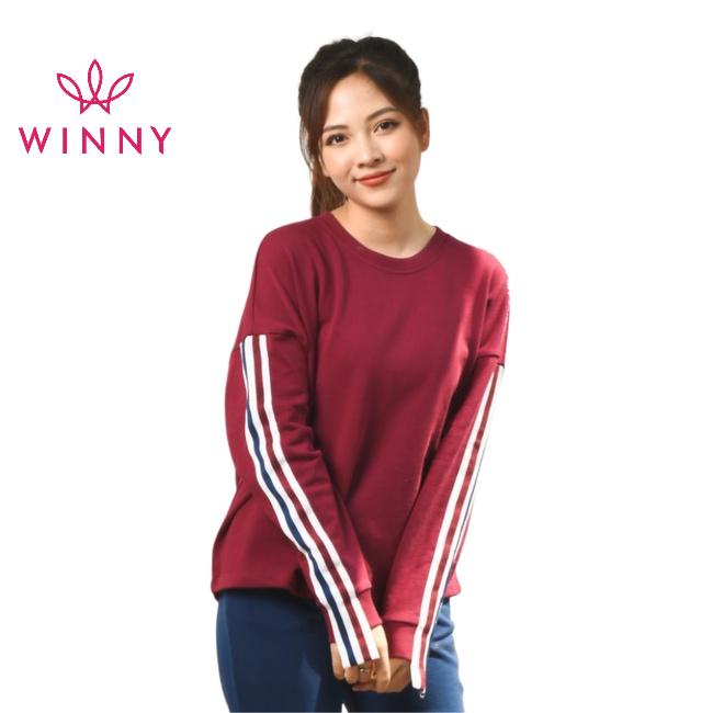 Áo nỉ chui đầu nữ dài tay Winny   TNY609A