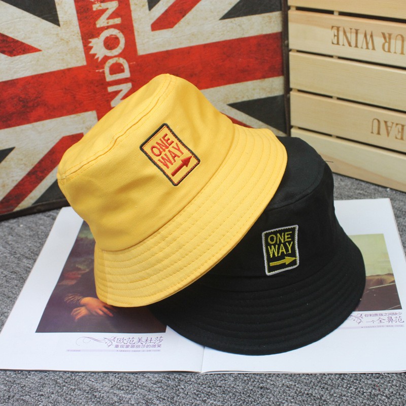 [Free Ship] Nón Bucket Nón Vành ONE WAY - Chữ Dệt Cực Kỳ Tinh Sảo