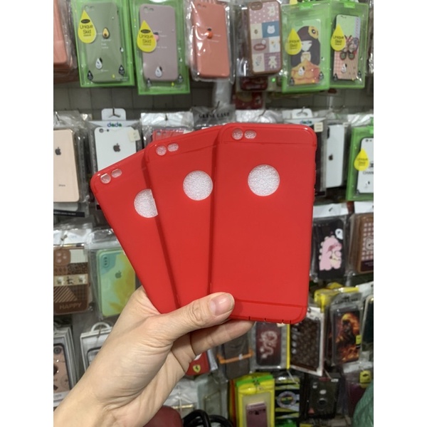 ốp dẻo đỏ iphone 6 , 6s (4.7 inch)