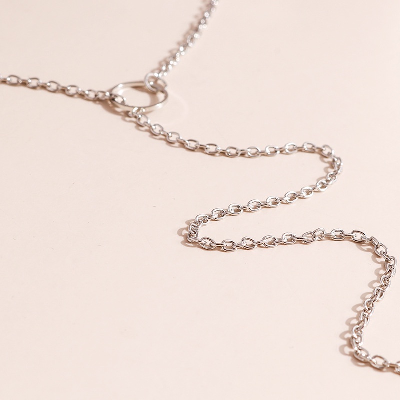 Vòng cổ Sợi Xích Kim Loại Phong Cách Punk Đơn Giản Thời Trang