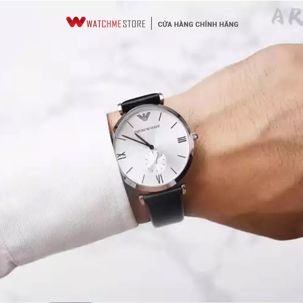 [ ĐẶC BIỆT 18-29.07 - VOUCHER 10%] - Đồng hồ Unisex Emprorio Armani dây da AR1674