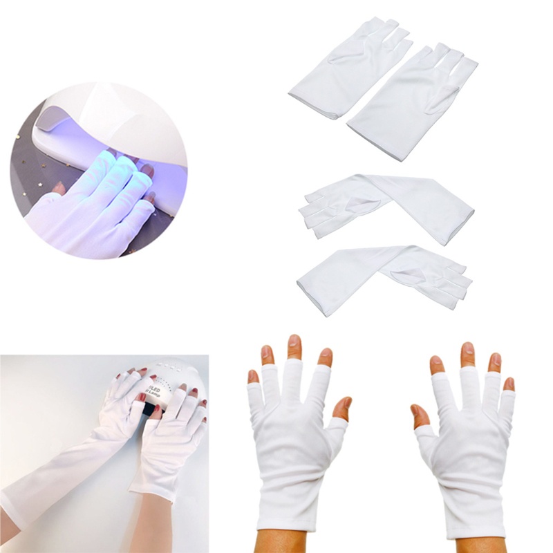 Găng Tay Đèn LED UV Chống Bức Xạ Bảo Vệ Ngón Tay Mi