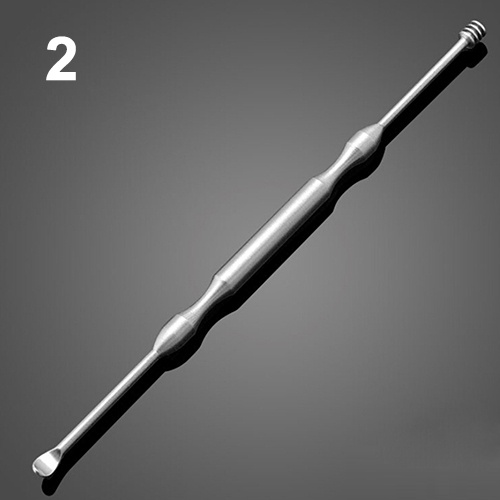 [Hàng mới về] Dụng cụ lấy ráy tai bằng thép không gỉ hai đầu