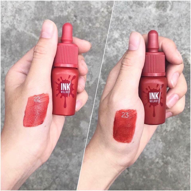 ( Sẵn ) Son kem INK VELVET PERIPERA màu 22 - 23 | Thế Giới Skin Care