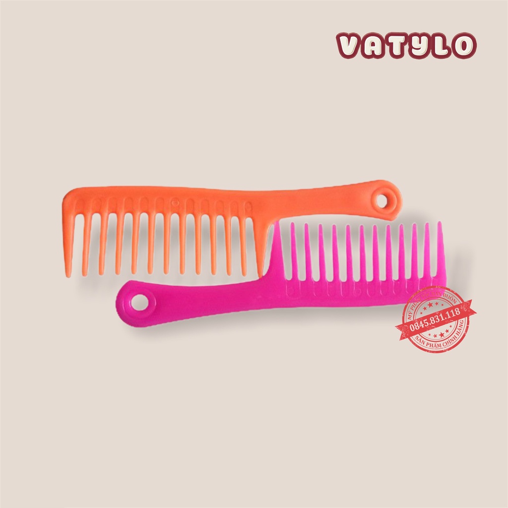 Lược răng thưa,răng to chải tóc xoăn, tóc rối DC11