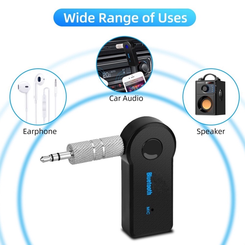 Bộ Đầu Thu Bluetooth Không Dây Fonken Âm Thanh Stereo Cho Xe Hơi / Loa Mp3 3.5mm Tại Nhà