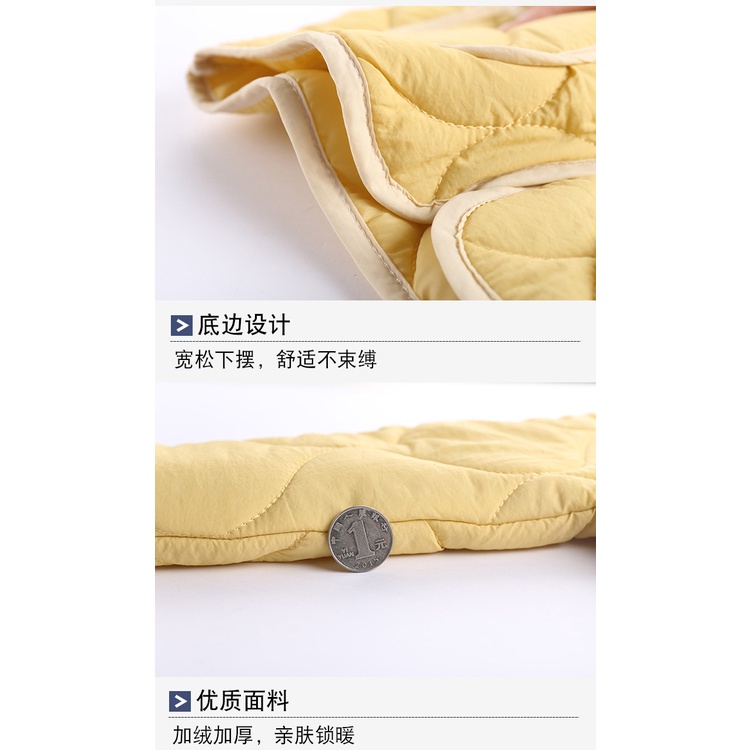 Set áo khoác đệm cotton và quần dài 80-130cm giữ ấm mùa đông dành cho bé