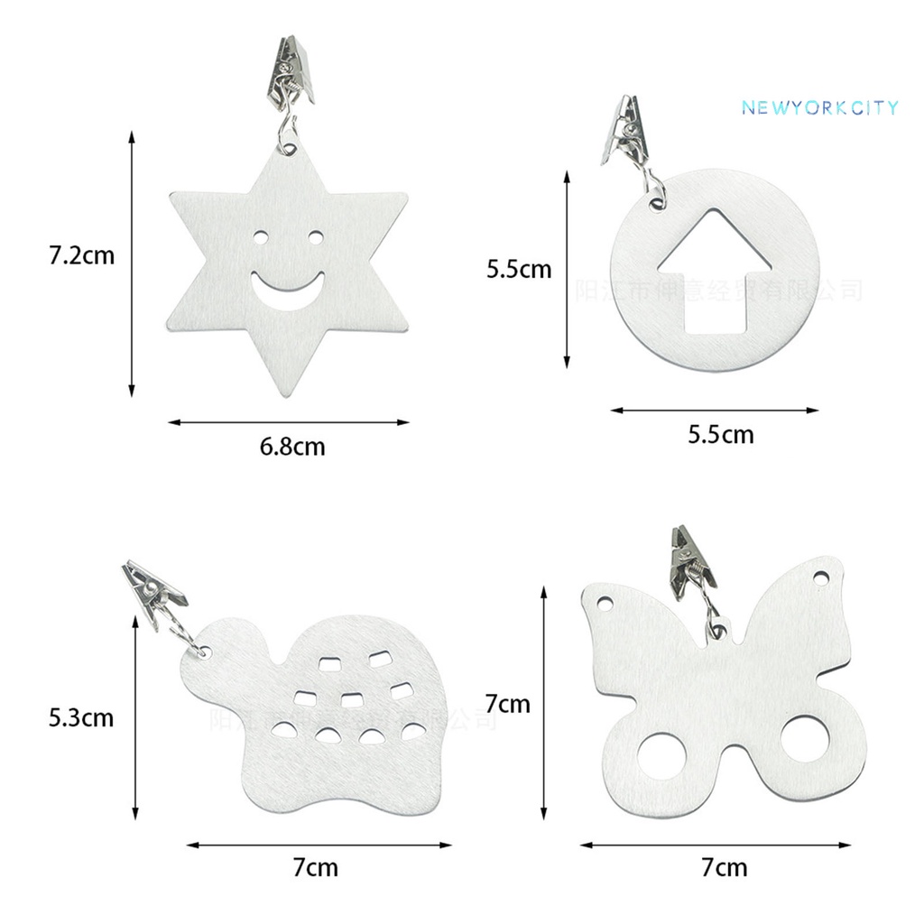 Kẹp Giữ Khăn Trải Bàn Bằng Thép Không Gỉ Dày Dặn Tiện Dụng Cho Cắm Trại